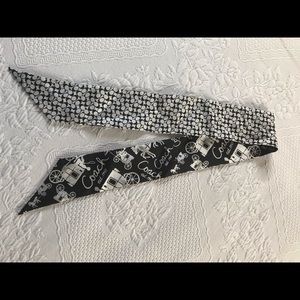 34” Coach reversable scarf